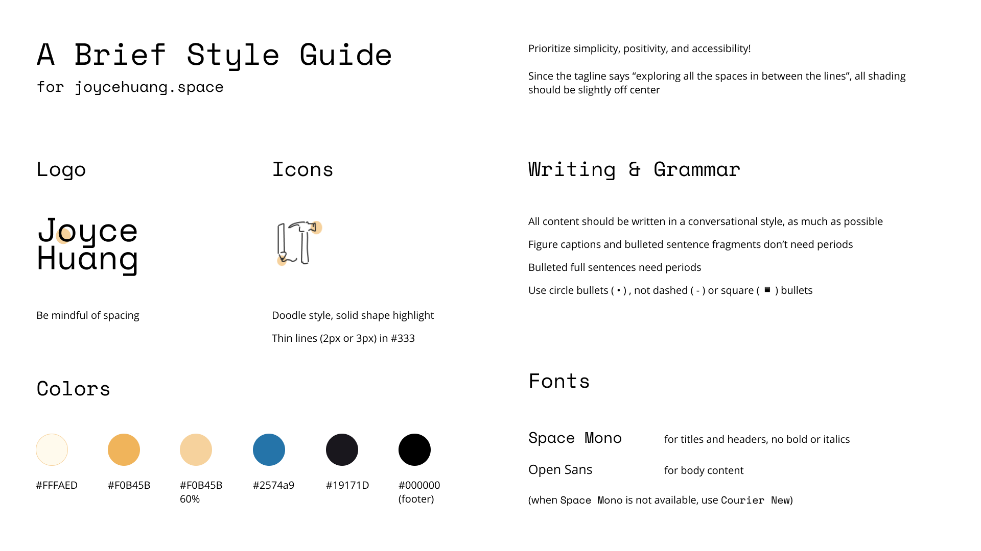 Style guide