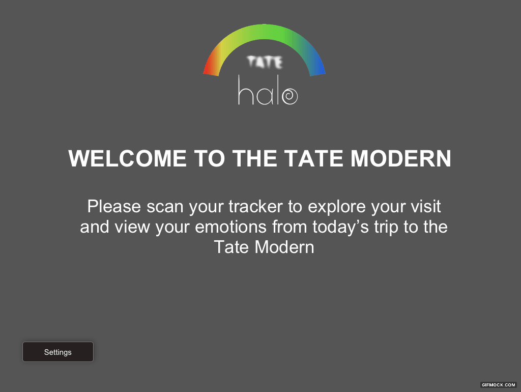 Tate Halo kiosk mapping process